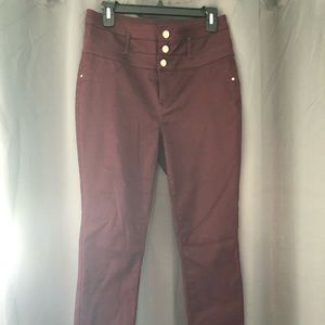 Maroon Charlotte Russe Jeans
